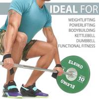 Sangles de levage pour soulevé de terre, haltères et tractions, bandes de maintien pour poignets, durables, en fibre de polyester, pour l'assistance au maintien en fitness