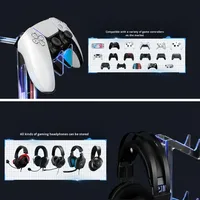 Nouvel acrylique pour contrôleur de jeu universel Ps5 et support de casque deux-en-un avec logo OEM