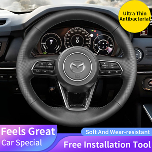 <span class=keywords><strong>Funda</strong></span> de <span class=keywords><strong>Volante</strong></span> Cosida a Mano en Cuero Artificial <span class=keywords><strong>para</strong></span> <span class=keywords><strong>MAZDA</strong></span> XC60 2026, Accesorios <span class=keywords><strong>para</strong></span> Auto en Oferta - Product Image 5