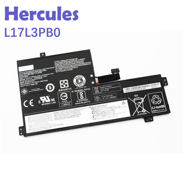 Replacement Laptop Battery L17L3PB0 L17C3PG0 L17M3PB0 SB10W67186 for Lenovo Chromebook 500E-81ES 5B10Q13163
