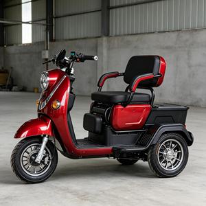 3 Wheel Pedicab Tricycle Brushless Rear Hub Motor 60V 600W Steel Frame City & Passenger Transport for the Elderly - Product Image 3