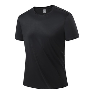 T-shirt à manches courtes, couleur unie, tissu nylon fin, vêtements de loisirs pour étudiants, uniforme scolaire, design personnalisé - Product Image 5