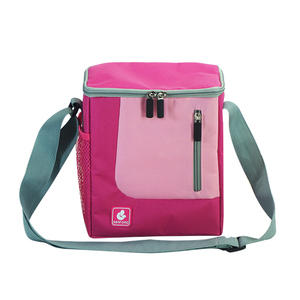 Sac isotherme portable personnalisé pour l'extérieur Sac isotherme rond vert à lunch étanche - Product Image 5