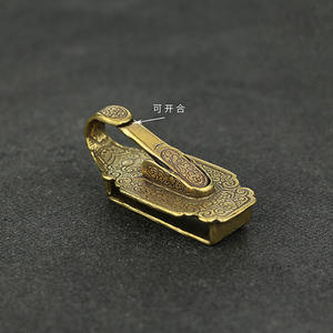 Kerajinan Antik Liontin Gantungan Kunci Retro Tembaga Murni - Product Image 3