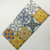 Retro Muster Druck fliesen 3d tex Luxus 4mm Kunststoff Digitaldruck spc Vinyl boden