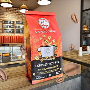 Café en grains Yunnan Robusta torréfaction moyenne, doux, pour filtre à café, favorisant la perte de poids rapide, emballé en coffret cadeau - Product Image 2