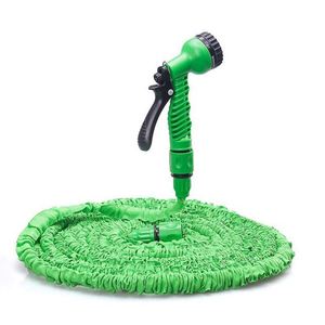 Tuyau d'arrosage extensible 100 pieds, léger, flexible, triple couche, noyau en latex, buse de pulvérisation, parfait pour le jardinage, le lavage de voiture - Product Image 1