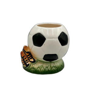Vaso per Piante a Forma di Scarpa da Calcio in Ceramica Stile Vintage Kitsch per Decorazione Camera dei Bambini - Product Image 3