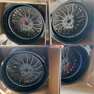 ล้อออฟโรด KELUN รุ่นยอดนิยม ขนาด 24x14 นิ้ว ผลิตจากอะลูมิเนียมอัลลอยด์ขัดเงา ขอบลึก 24 นิ้ว พร้อมฝาครอบดุมล้อแบบลอยตัว - Product Image 1
