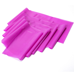 Shengde mô hình mới phòng tập thể dục màu hồng tím phẳng dài tập thể dục tập thể dục ban nhạc kháng 7 ft. Dây cao su dài - Product Image 4