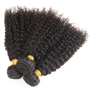 Kinky Curly Hair Extension Brazilian Hair Paypal Natural Color 100% Real 10a Unprocessed Wholesale Mongolian Virgin 10~30 Inch