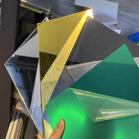 Partner écologique incassable 1 MM 2 MM 3 MM 100% Pure Lucite plexiglas miroir acrylique