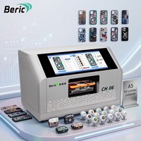 Imprimante à plat UV Beric Premium CH06 A5 I3200HD CMYKWV avec agitation automatique de l'encre blanche, nouvelle imprimante pour coques de téléphone
