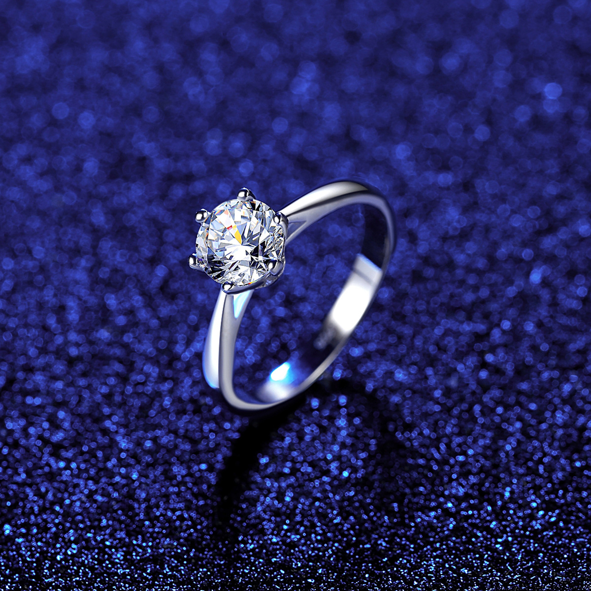 moissanite ring adjustable