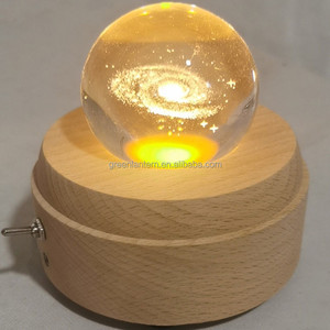 Caja de regalo recargable para el Día de San Valentín, luz nocturna creativa 3D, Base de madera, música, caja de <span class=keywords><strong>ocho</strong></span> tonos, luz nocturna - Product Image 4