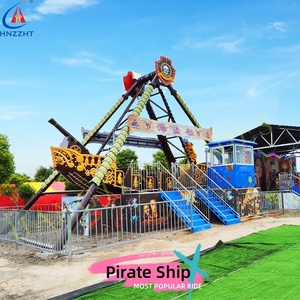 Juego Mecánico de Barco <span class=keywords><strong>Pirata</strong></span> para Parque de Atracciones al Aire Libre, Columpio Giratorio, Barco de Fibra de Vidrio Resistente en Venta - Product Image 4