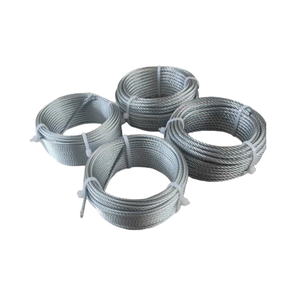 7x7 tali kawat galvanis 2.3mm 6mm 6x12 + 7FC tali kawat baja galvanis elektro harga murah - Product Image 3