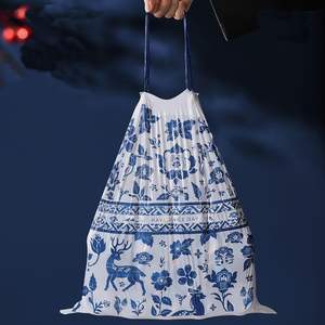 Bolsas de Basura Huamaohengchun con Cordón y Refuerzo Lateral, Tamaños Personalizados, Material de Almidón de Maíz para Uso Doméstico - Product Image 4