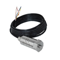 MVT100 CE Sensor Getaran Analog Mekanis 3,2 Kawat Terintegrasi Lanjutan 4-20ma Baja Tahan Karat 24VDC 10-500Hz untuk Pompa Motor