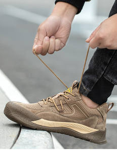 Зимняя Рабочая защитная обувь с антистатической противоскользящей резиновой подошвой со стальным носком для фабричного использования - Product Image 5