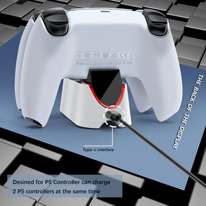 Soporte <span class=keywords><strong>de</strong></span> <span class=keywords><strong>carga</strong></span> rápida para <span class=keywords><strong>PS5</strong></span>, cargador <span class=keywords><strong>de</strong></span> controlador inalámbrico Dual LED con <span class=keywords><strong>Cable</strong></span> <span class=keywords><strong>de</strong></span> <span class=keywords><strong>carga</strong></span> USB <span class=keywords><strong>de</strong></span> 1M para Joystick <span class=keywords><strong>de</strong></span> <span class=keywords><strong>mando</strong></span> <span class=keywords><strong>de</strong></span> Playstation 5 - Product Image 2
