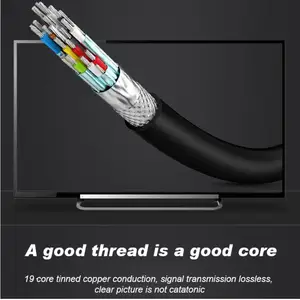 High Quality HDMI Cable Extension With Socket HD2.0 4k Cable Customize Male To Female Connecting Wire