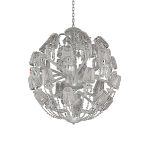 Style français hôtel plafonnier Art Design décoratif mariage luxe K9 lustres en cristal lampes suspendues pour salon - Product Image 6