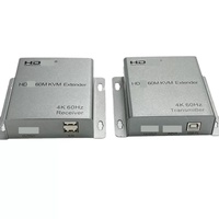 NKIWI HDTV 60M KVM Extender sur Cat5e/Cat6 1080P Full HD, Transmetteur/Récepteur USB pour Clavier/Souris, pour Moniteur PC, En Stock