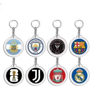 Llaveros Acrílicos <span class=keywords><strong>del</strong></span> Equipo de Fútbol de Barcelona para Hombres Estudiantes Recuerdos de Fiesta de Cumpleaños - Product Image 1