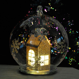 2024 decoración navideña vacía esfera navideña blanca Lisa adornos bola de cristal - Product Image 4