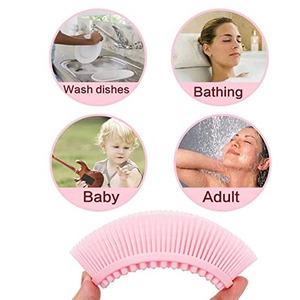 Spazzola da Bagno in Silicone a Doppia Faccia 80g, Ecologica, per Allenamento Sensoriale, Giocattolo per la Pulizia dei Bambini e per Bambini Autistici - Product Image 3