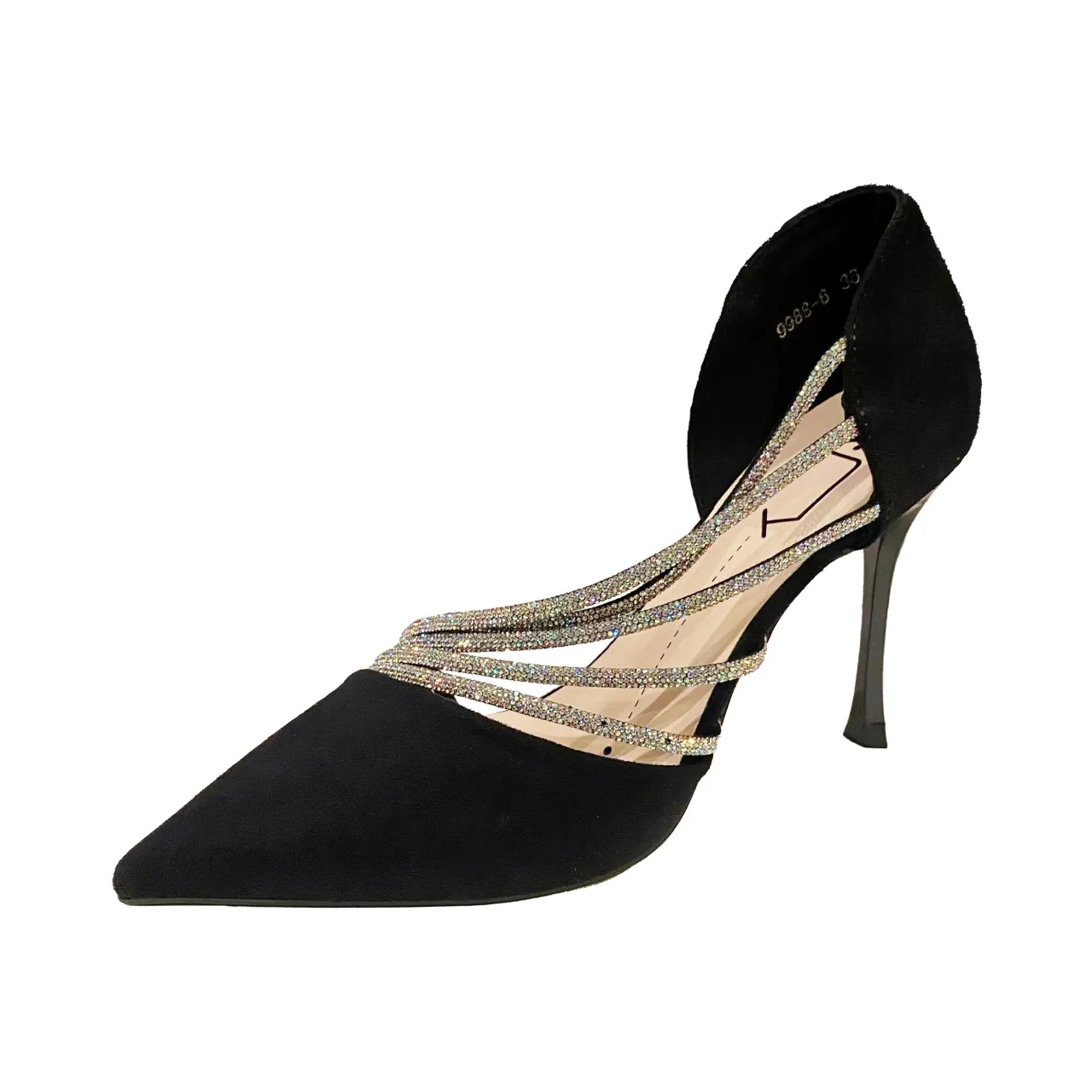New Design Luxury Women's Pumps Pointed Toe Suede High Heel Women Pumps Ladies Dress Shoes