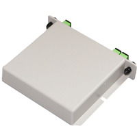 Répartiteur optique à fibre 1x2 SC APC PLC SM monomode passif, connecteur optique pour boîtier de distribution FTTH et panneau de brassage