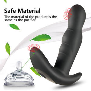 Buena calidad Anal masculino escala estimulación masturbación vibrador silicona próstata masajeador juguetes sexuales hombre mujer trans-género - Product Image 3