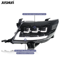 Phare de projecteur LED pour phares avant d'automobile pour Toyota Hilux Vigo 2012-2014 avec phare de clignotant séquentiel à LED