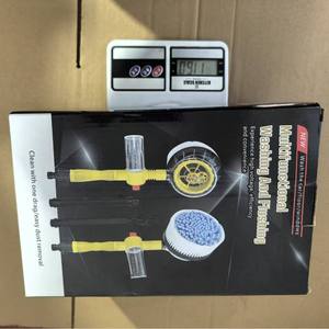 Kit de Lavado de Autos LM LM25039 con Cepillo Giratorio Automático y Mopa de Microfibra Retráctil - Product Image 1