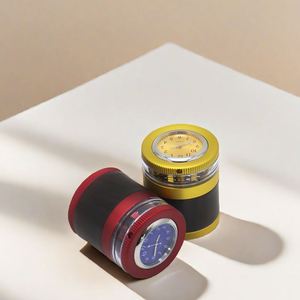 Nuevo Diseño 2024, Molinillo de Hierbas para Relojes de 55 mm y 4 Capas de Aluminio con Cajón, Molinillo de Hierbas para Fumar Tabaco de Alta Calidad al por Mayor - Product Image 5