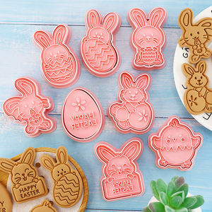 Moule à biscuits en plastique pour la fête de Noël Ramadan, 8 pièces, croix rose 3D, 10 pièces - Product Image 5