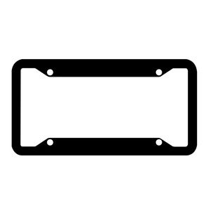 Support de plaque d'immatriculation, cadre de plaque d'immatriculation épaissi, norme américaine, logo personnalisé - Product Image 3