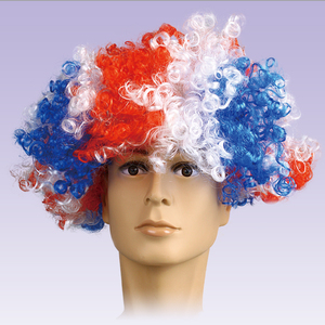 Accesorios para Animar en Partidos de Fútbol, Peluca de <span class=keywords><strong>Payaso</strong></span> de Brasil y Estados Unidos, Pelucas Afro para Fanáticos del Fútbol - Product Image 2