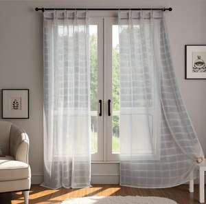 ผ้าม่านโปร่งแสงคุณภาพสูง ดีไซน์สวยงาม พร้อมส่ง น้ำหนักเบา สัมผัสนุ่ม ผลิตจากโรงงานโดยตรง เหมาะสำหรับตกแต่งบ้าน - Product Image 4