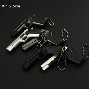 Pistola realista 1911, llavero de pistola de oro, llavero de pistola 1911, modelo de pistola de Metal, Mini llavero en forma de pistola, pistola de juguete para adultos - Product Image 4