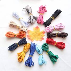 Rubber <b>Braided</b> Elastic Bands 6mm Diameter for Sewing Crafts DIY Projects-Hair Bands Shoe Laces Wigs & More - Product Image 3