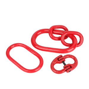 Chaîne à maillons à double anneau à fermoir rapide en acier allié robuste pour <span class=keywords><strong>levage</strong></span>, équipement <span class=keywords><strong>de</strong></span> <span class=keywords><strong>levage</strong></span>, crochet pliable <span class=keywords><strong>10t</strong></span> - Product Image 6