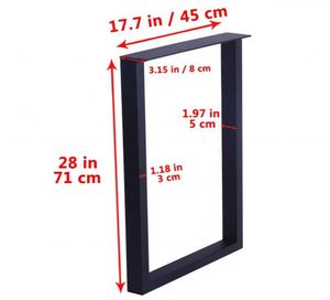 Modern Style Metal Iron Powder Coated Steady Durable <b>Table</b> <b>Legs</b> for School Kitchen Home Office Living Room Bedroom Dining Hotel - Product Image 2