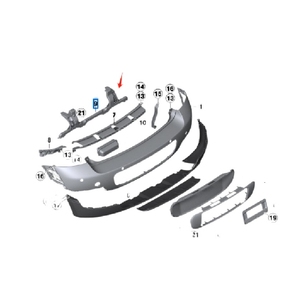 Supporto Paraurti Posteriore 51129807143 Adatto per BMW <span class=keywords><strong>Mini</strong></span> <span class=keywords><strong>One</strong></span> <span class=keywords><strong>Cooper</strong></span> R60 R61 - Product Image 4