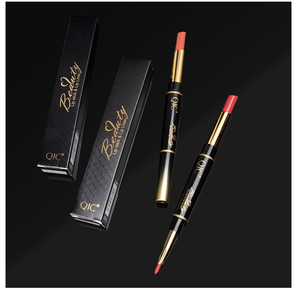 Hot Double Head 2 in 1 <strong>Lipstick</strong> and Lip Liner Pen Waterproof <strong>Matte</strong> <strong>Lipstick</strong> With 14 Colors - Product Image 6