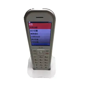 Telepon nirkabel terminal KM9 4g, telepon 3g 4g desktop tanpa kabel kualitas tinggi dengan layar tampilan warna-warni LCD 2.4 inci