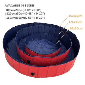 Hot Selling Hochwertige wasserdichte faltbare langlebige faltbare tragbare Hunde becken Reinigungs pool für Hunde wanne - Product Image 2