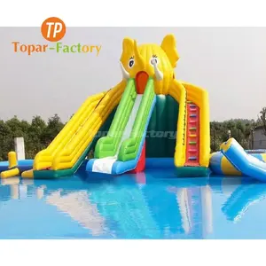 New Children Pvc Indoor And Outdoor Large Custom Kids Inflatable Elephant Swimming Pool With Sprinkler 2022